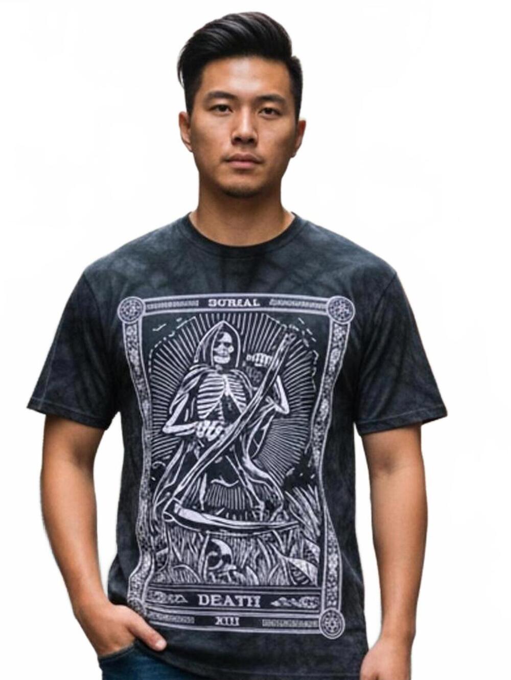 T-Shirt / Tarot Card XIII Death Graphic Black T-Shirt / Small / New